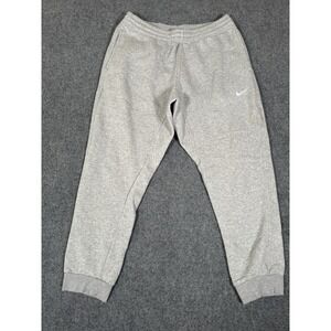 Nike Sportswear Club Fleece Pants Mens XL Gray Cotton Jogger Sweatpants 28"